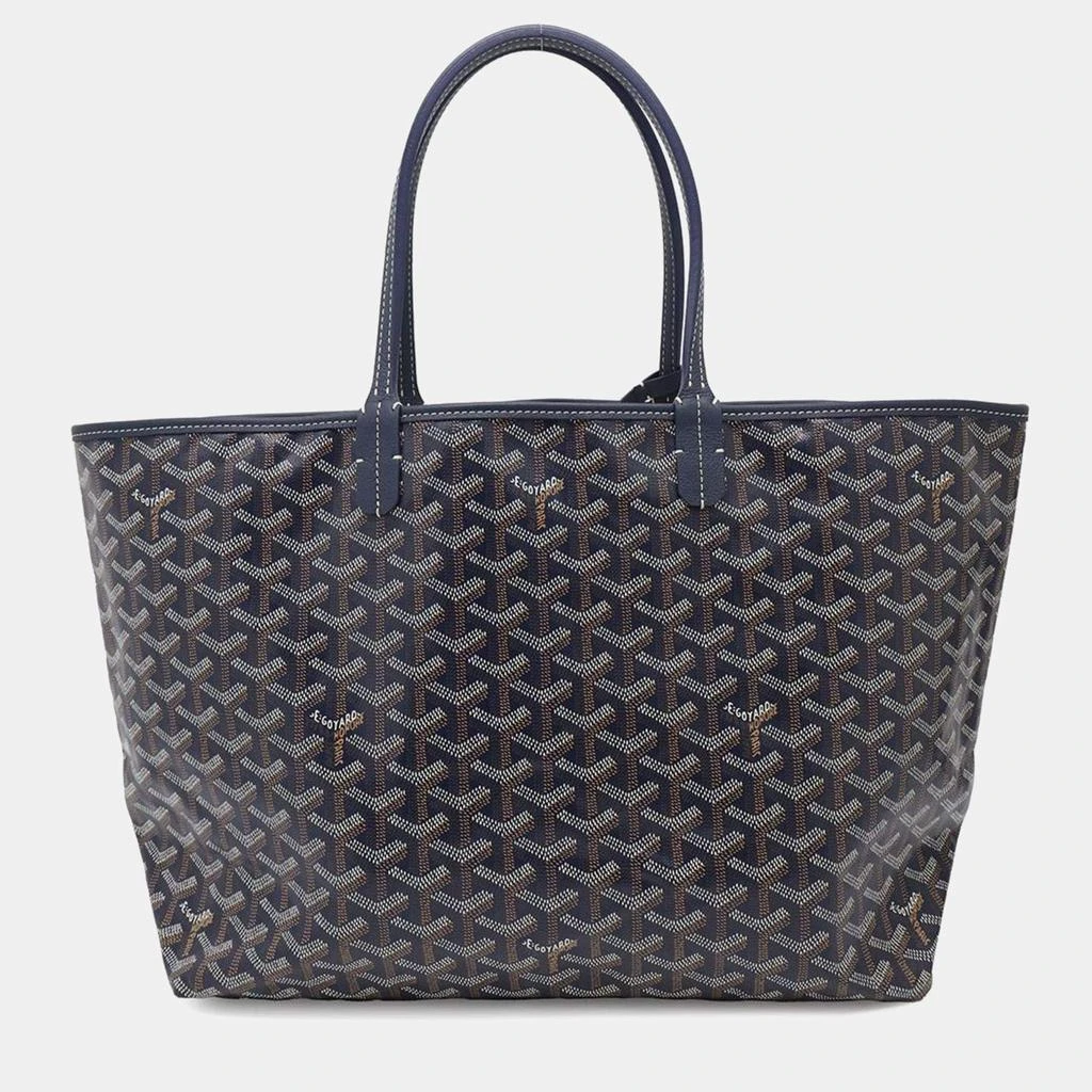 Goyard Goyard Saint Louis PM Navy Canvas Tote Bag 1