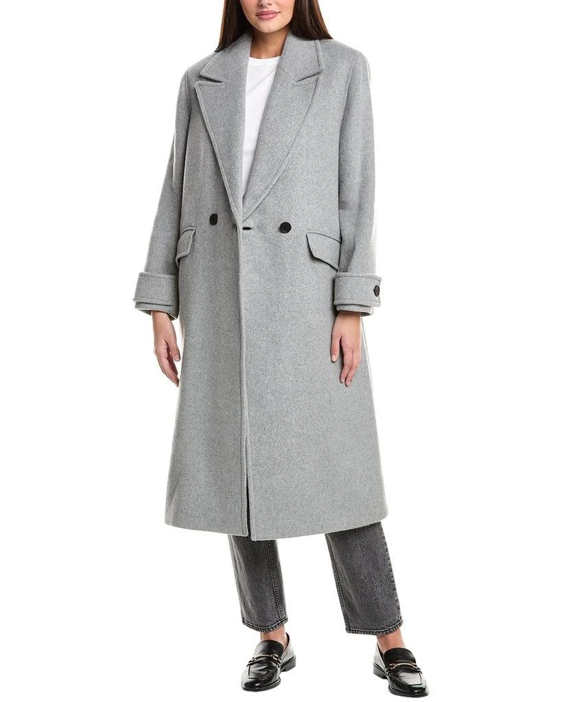 Shop AllSaints Mabel Wool-Blend Coat on Sale at BeyondStyle – Get