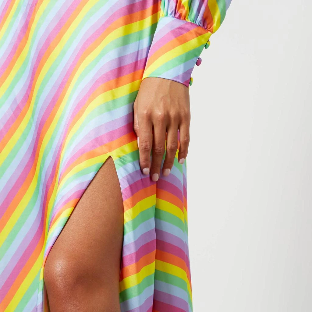 Olivia Rubin Olivia Rubin Nessie Printed Satin Midi Dress 4