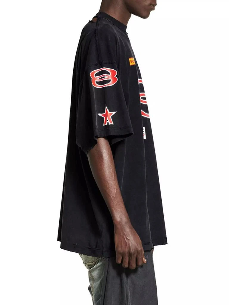 Balenciaga Sponsor Logos Oversized T-Shirt 5