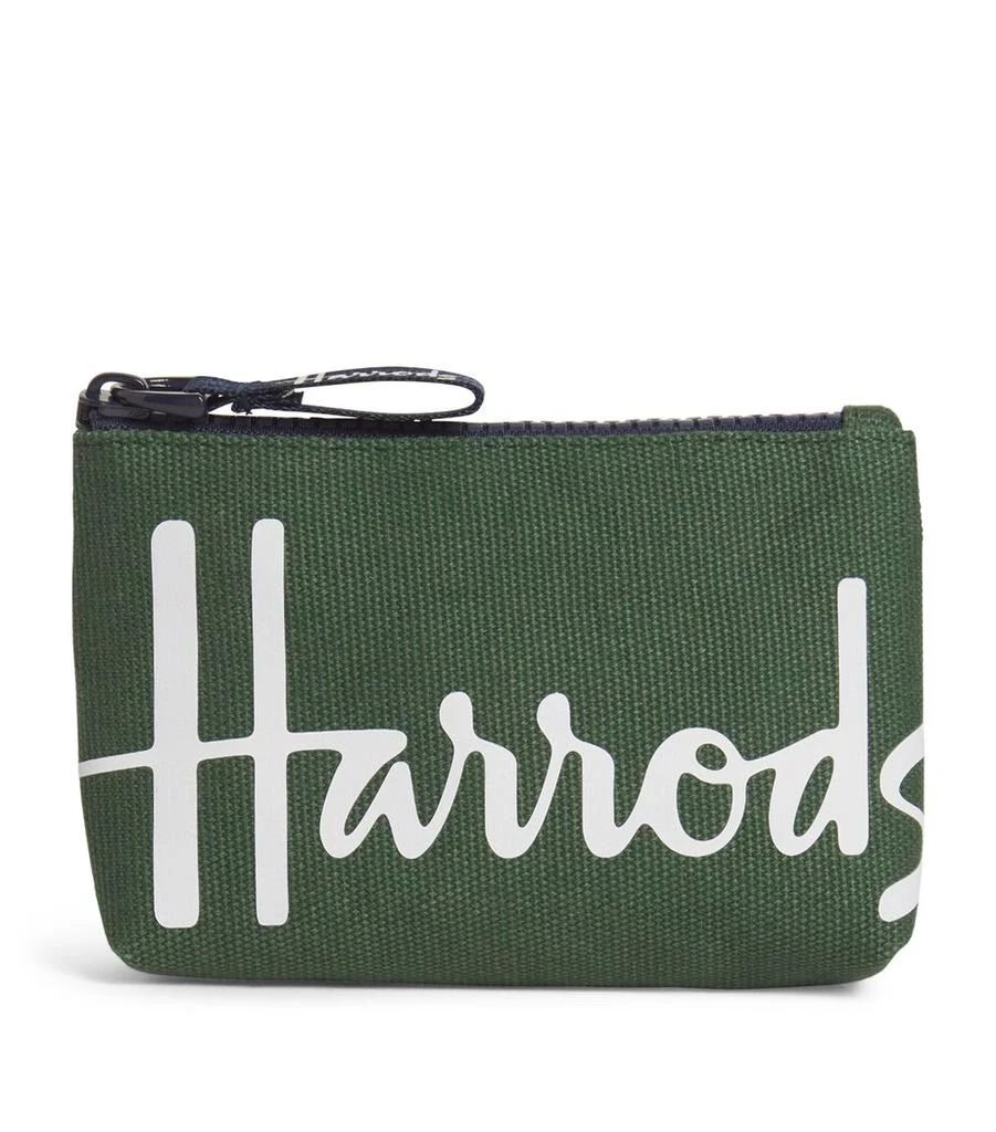 Harrods Cotton Logo Coin Purse 1