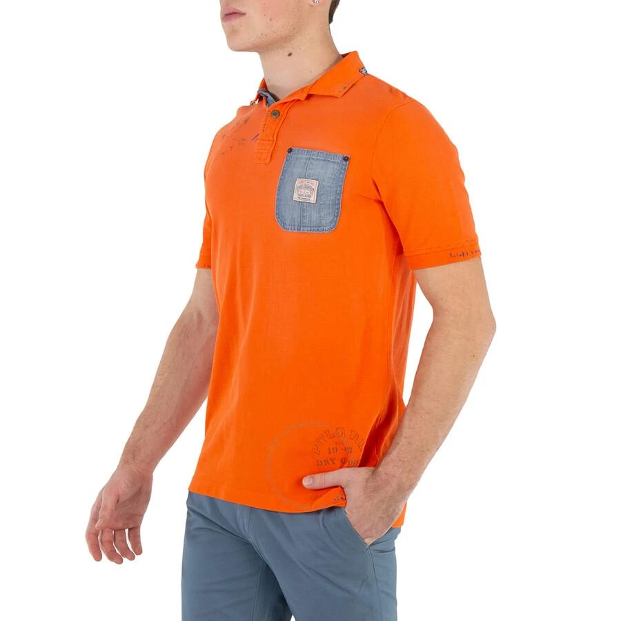 Ralph Lauren Classic Fit Mesh Polo Shirt In Orange 3