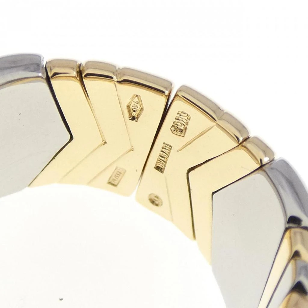 BVLGARI Stainless Steel yellow gold (18K) Band Ring (Pre-Owned) 4