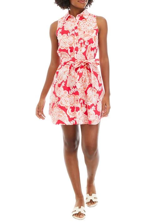 Crown & Ivy™ Ivy Womens Printed Button Front Dress 1