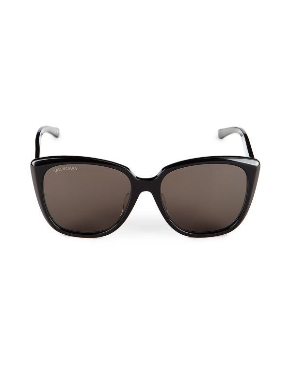 サングラス BALENCIAGA Black acetate Signature Butterfly sunglasses Mask Butterfly sunglasses in black - Balenciaga | Mytheresa