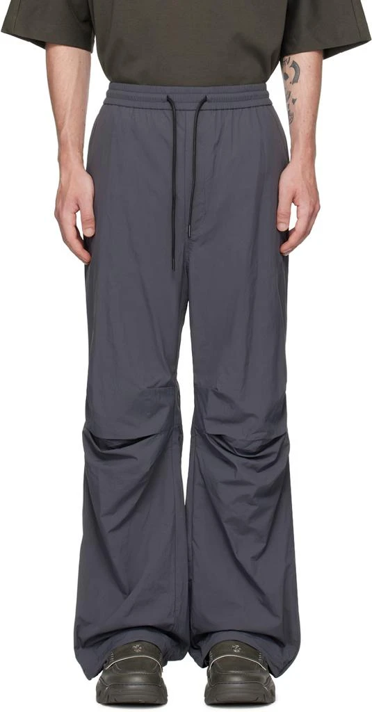Juun.J Gray Tuck Trousers 1