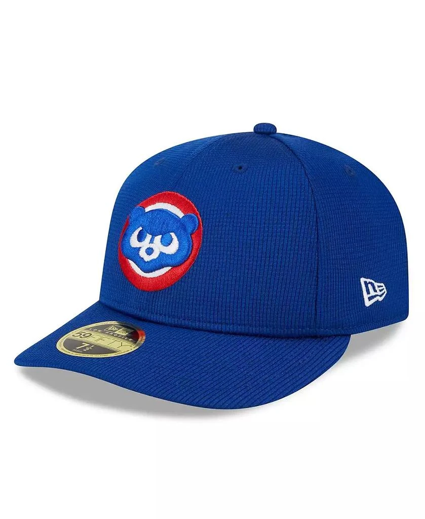New Era Men's Royal Chicago Cubs 2024 Batting Practice Low Profile 59FIFTY Fitted Hat 1