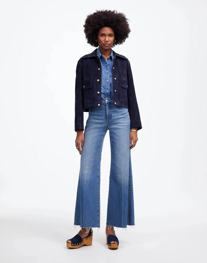 Madewell Flared Wide-Leg Crop Jeans
