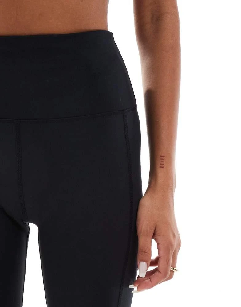 ASOS 4505 Icon running tie waist gym legging with phone pocket in black 2