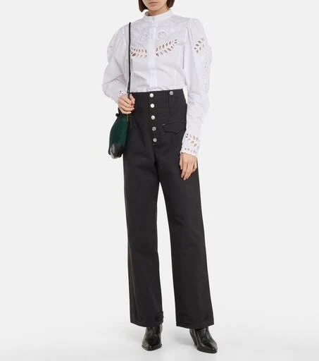 Isabel Marant Danala broderie anglaise blouse 2