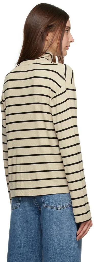 Citizens of Humanity Beige & Black Selma Turtleneck 3