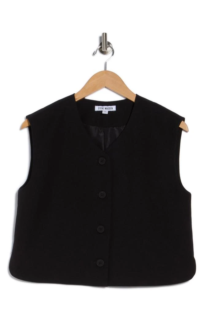 Steve Madden Boxy Cropped Vest 3