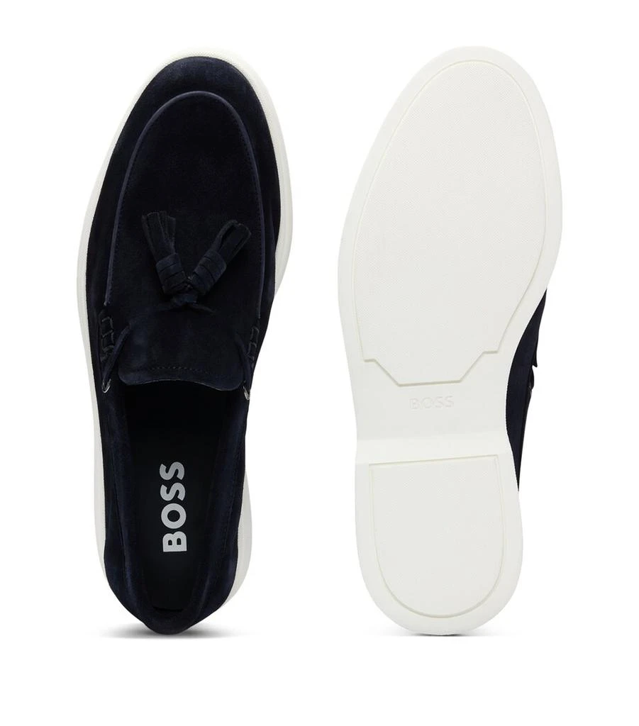 Hugo Boss Suede Tassel Loafers 5