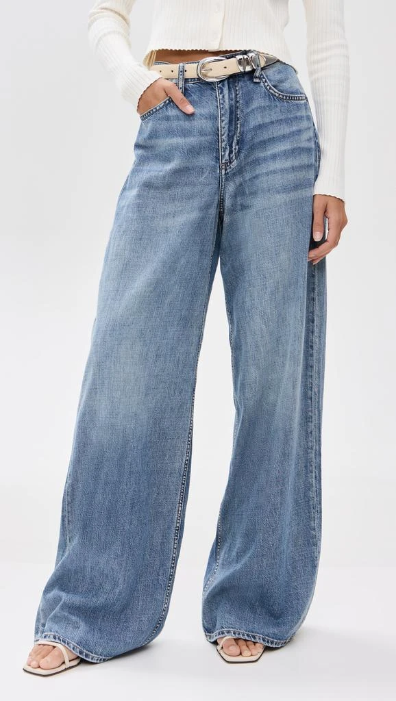 Rag & Bone Featherweight Sofie High Rise Wide Jeans 1