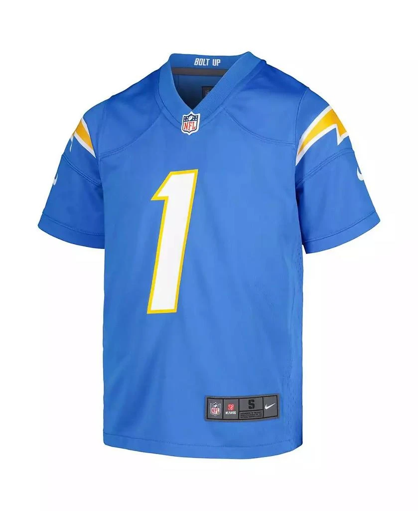 NIKE Big Boys Quentin Johnston Powder Blue Los Angeles Chargers Game Jersey 3