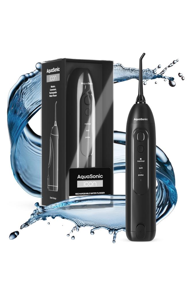 AquaSonic Icon Onyx Flosser