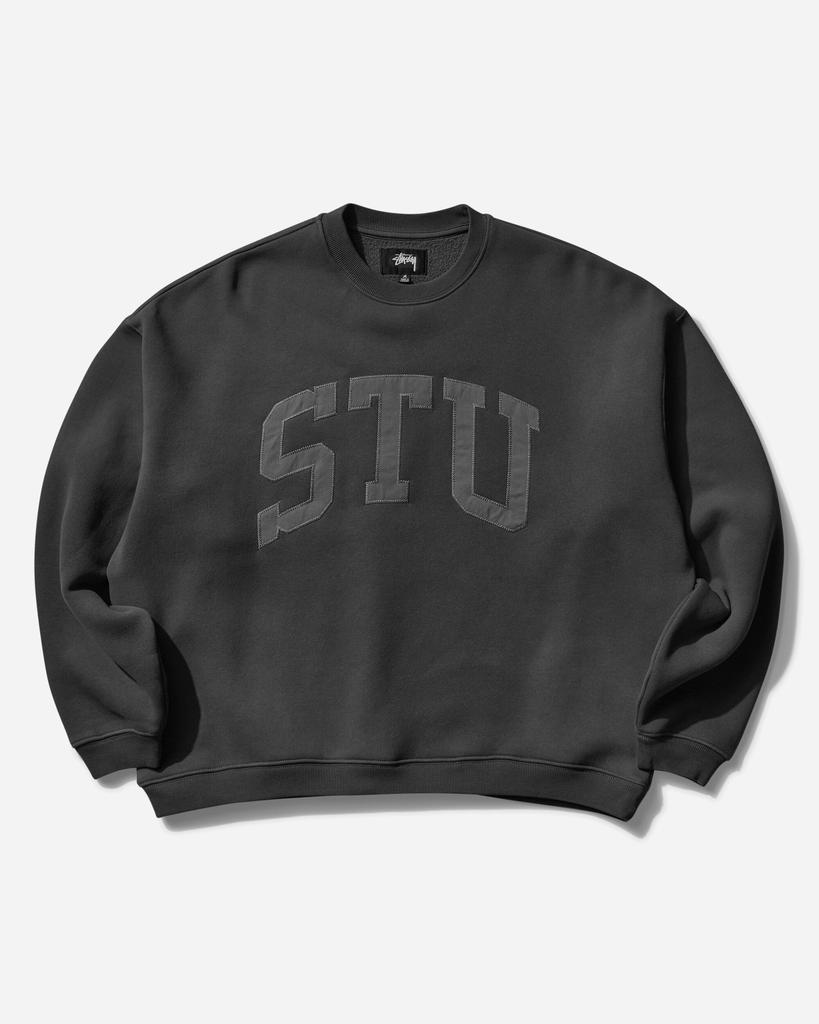 トップス STU RELAXED CREW BLACK Relaxed Crew – Washed Black | Sweats | Stüssy
