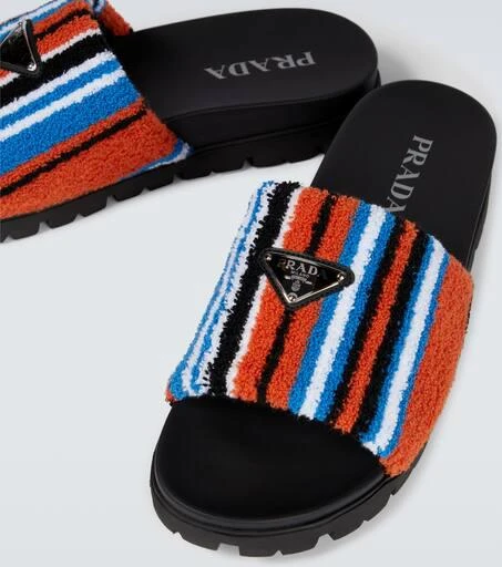 Prada Furry slides 3