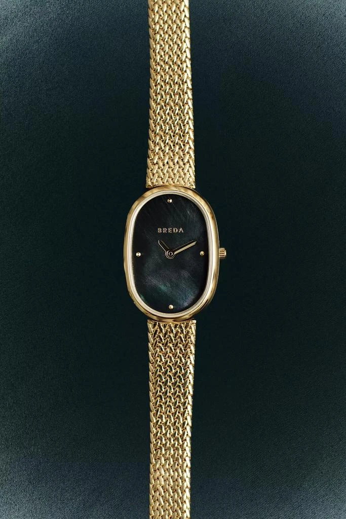 BREDA BREDA Jane Tethered Mesh Bracelet Analog Quartz 23MM Watch 4