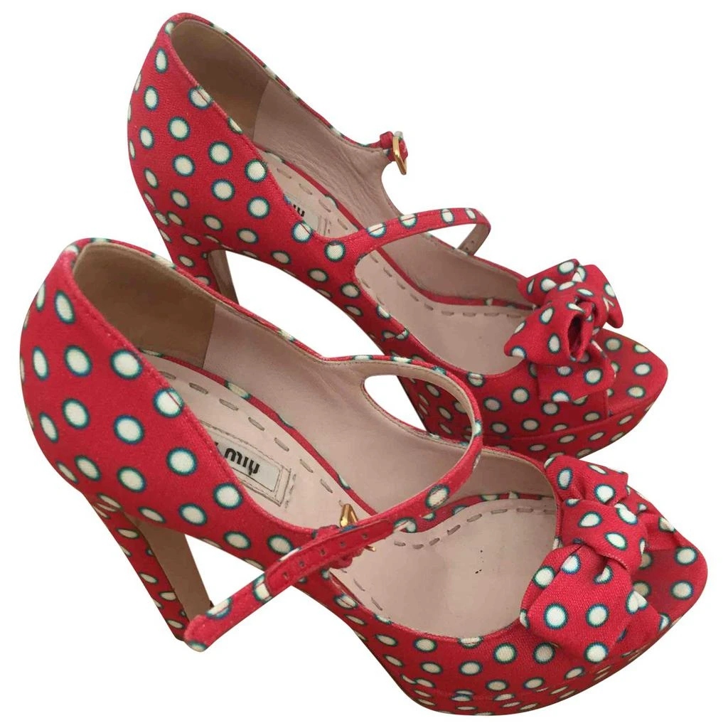 Miu Miu Miu Miu Cloth heels 1