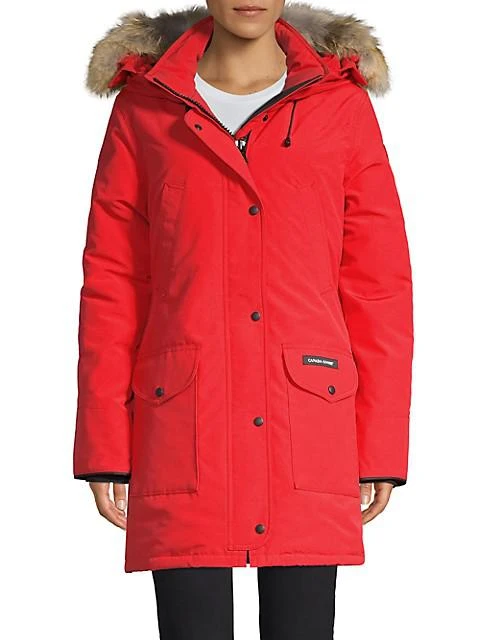 Canada Goose Trillium Coyote Fur-Trim Down Parka 3