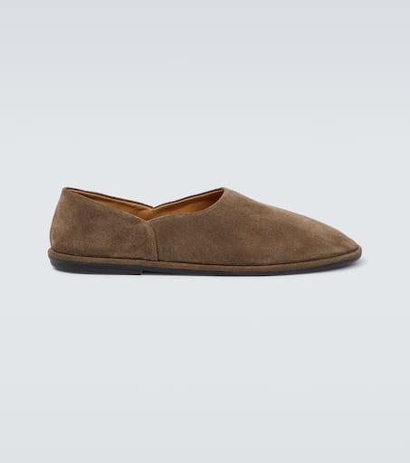 The Row Beige Canal Slip On Loafers - Shoes - Free Shipping