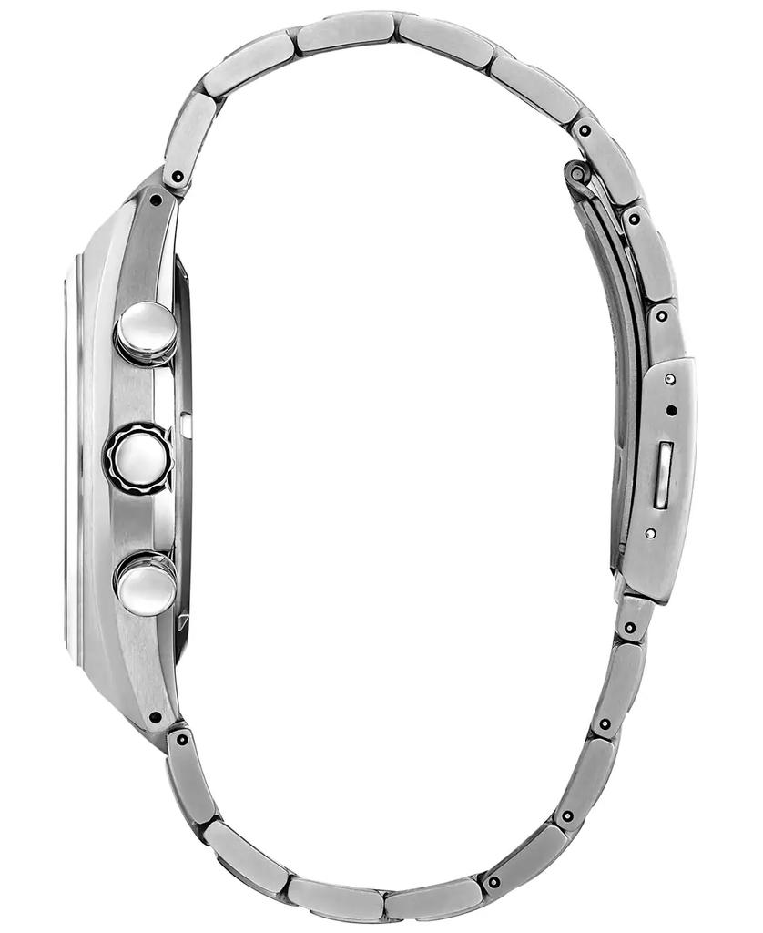 Citizen Eco-Drive Men's Chronograph Weekender Silver-Tone Titanium Bracelet Watch 43mm, Created for Macy's