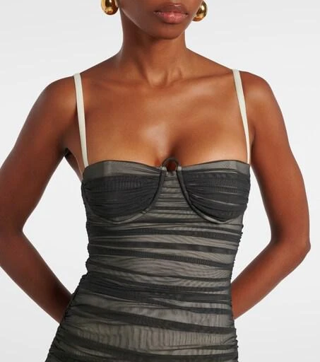 Shop Breeze striped ruched mesh midi dress on Sale at BeyondStyle  Get 32%  Off Breeze striped ruched mesh midi dress with Limited-Time Flash Deals,  Exclusive Discounts, and Special Offers. Enjoy Unbeatable