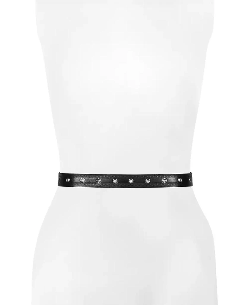 Frye Women's 30mm Embossed Edge Eyelet Leather Belt 3