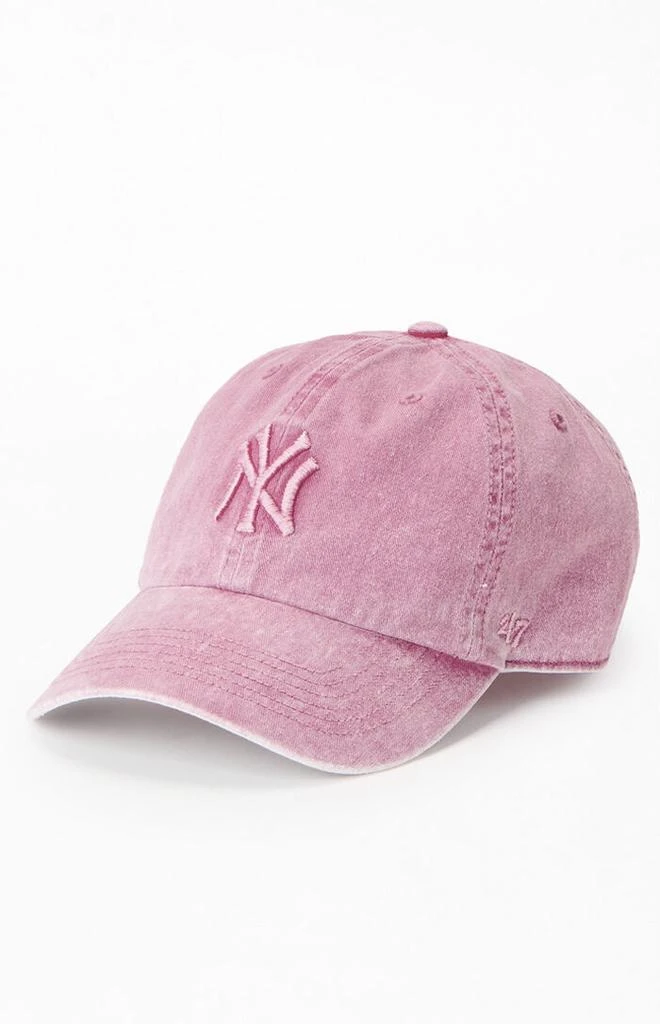 47 Brand NY Yankees Misty Pink Dad Hat 4