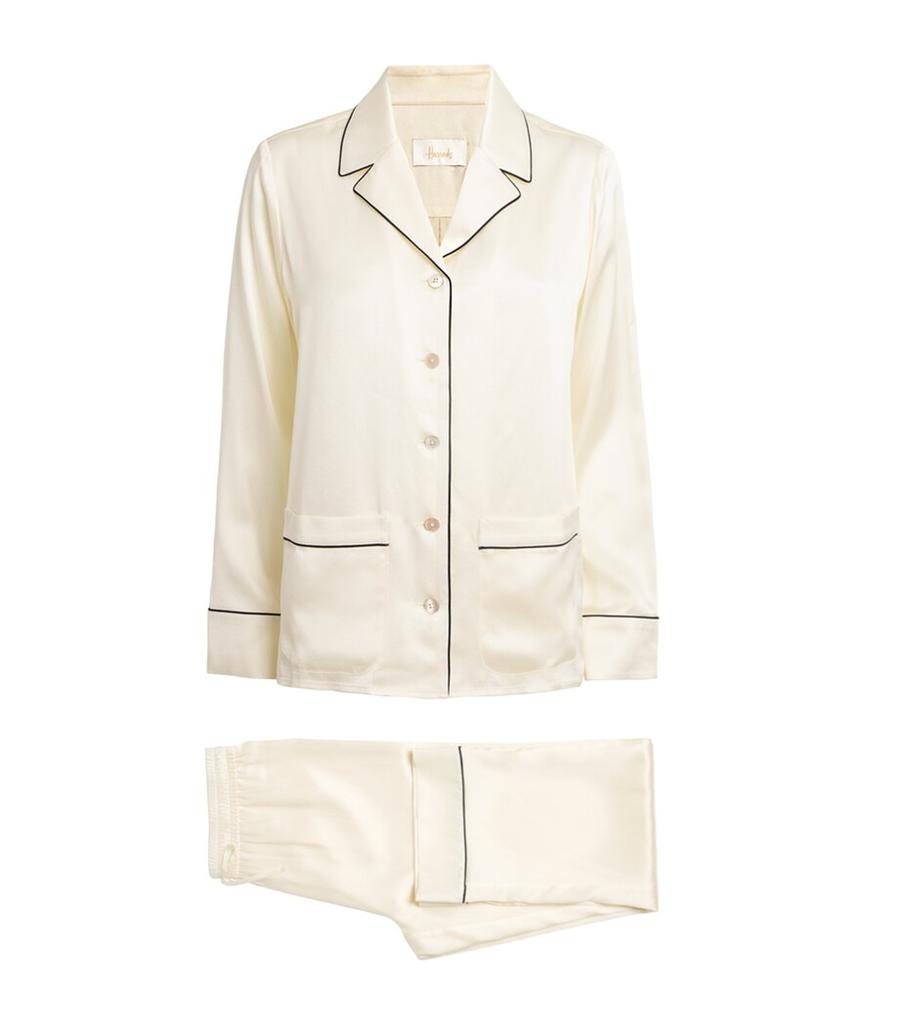 Harrods Silk Satin Pyjama Set