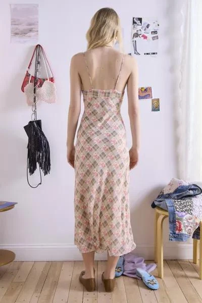 Kimchi Blue Kimchi Blue Scarlet Printed Ruffle Trim Midi Dress 3