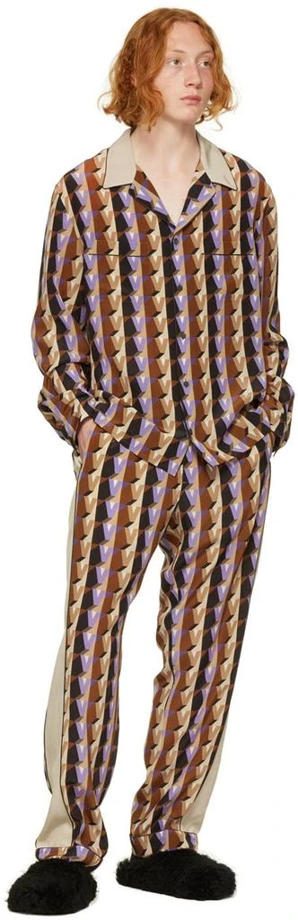 Valentino Multicolor 'V' Pyjama Pants 4