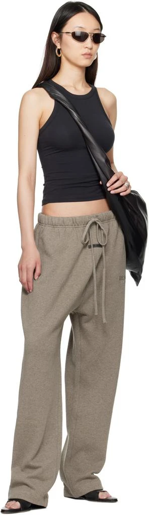 Essentials Brown Relaxed Sweatpants 4