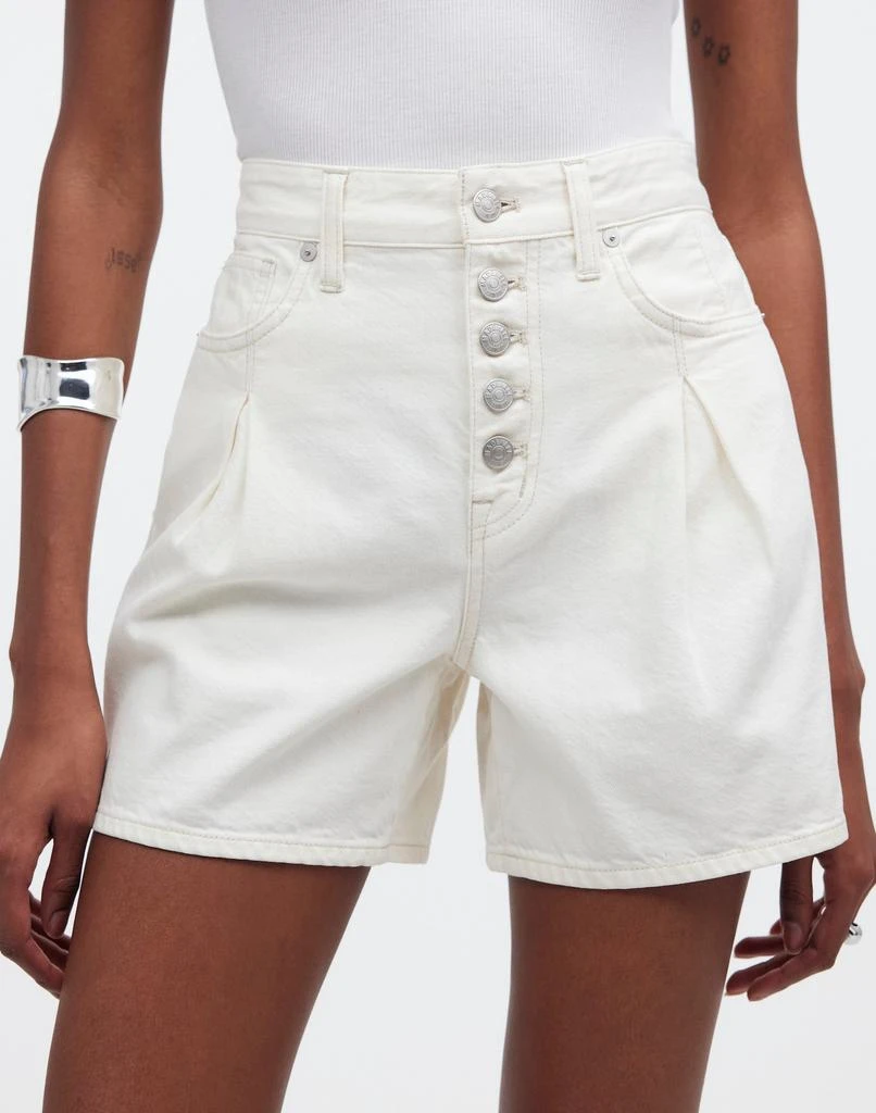 Madewell The 
90s Mid-Length Jean Short in Vintage Canvas: Button Front Edition 5