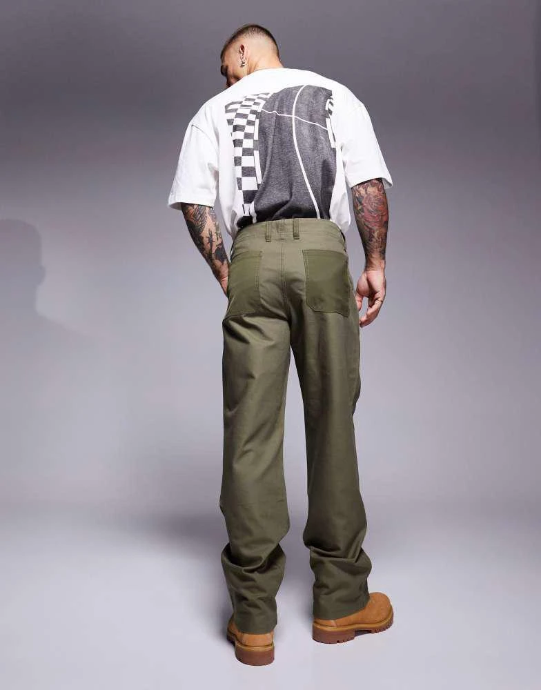 Hugo Blue HUGO BLUE Gorka co-ord trousers in green 5
