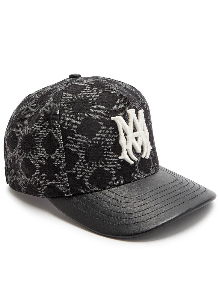 Shop Black 'MA' Quad Denim Cap on Sale at BeyondStyle – Get