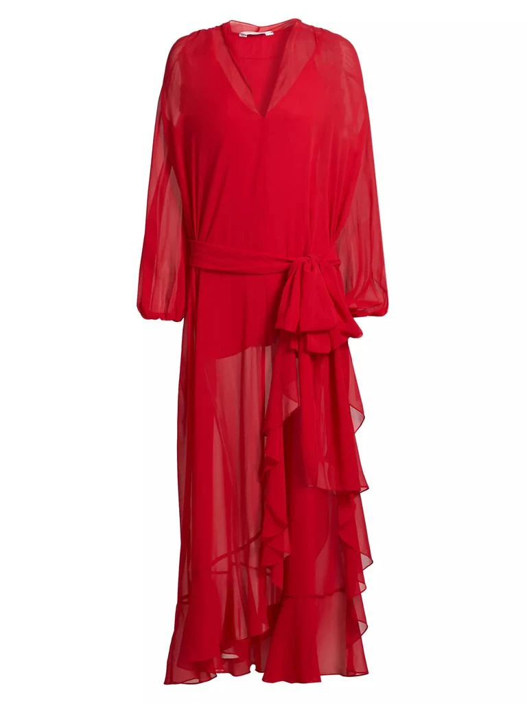 Amanda Uprichard Calliope Tie-Waist Maxi Dress 1