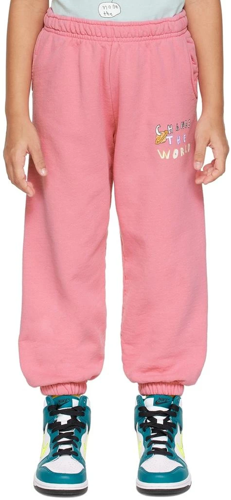 Kids Worldwide Kids Pink 
Change The World
 Lounge Pants