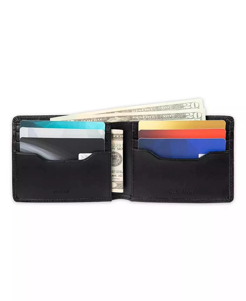 Calvin Klein Men's RFID Overlapping Saffiano Slimfold Wallet 6