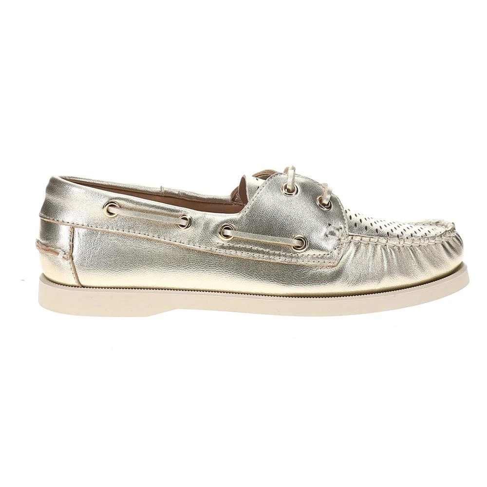 Steve Madden Sail Metallic Boat Shoes 1