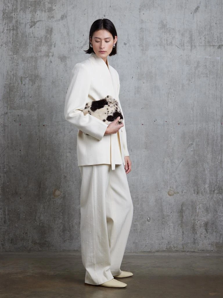 Gushlow & Cole Pintos soft shearling clutch 5