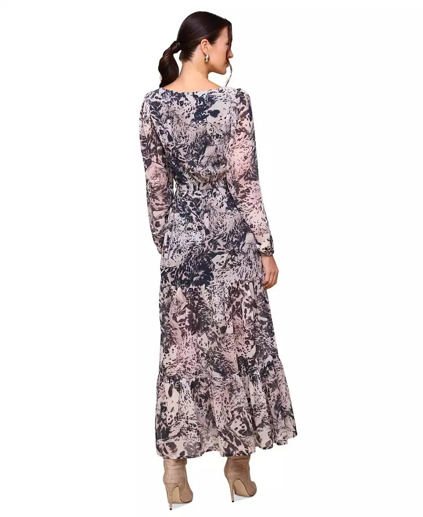 Avec Les Filles Women's Tiered Belted Maxi Dress 2