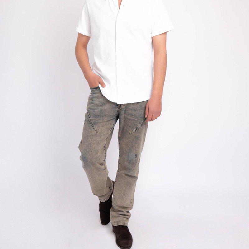 Amsterdam Heritage Abbott | Men's Button-Down Pique Cotton Shirt