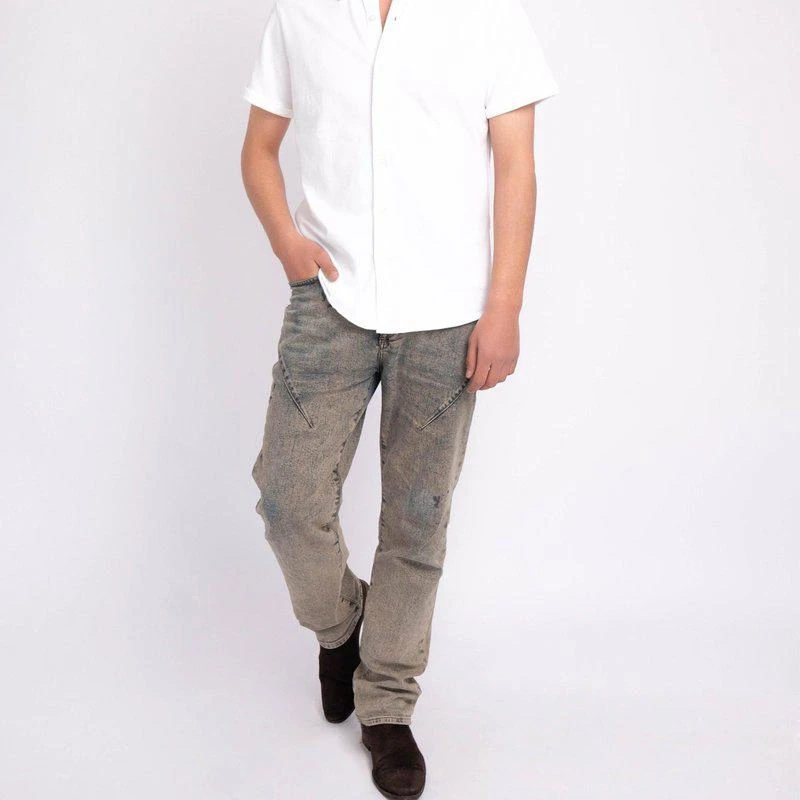 Amsterdam Heritage Abbott | Men's Button-Down Pique Cotton Shirt 1