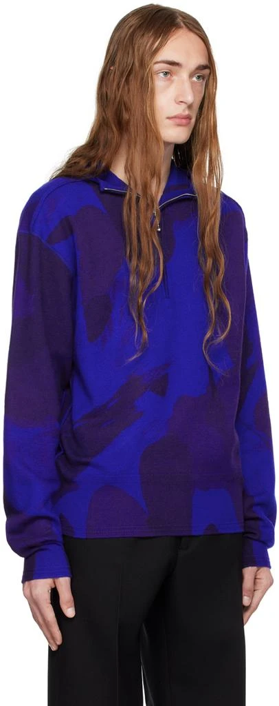 Burberry Blue Camouflage Hoodie 2