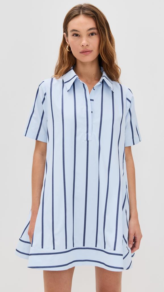 English Factory Striped Mini Dress