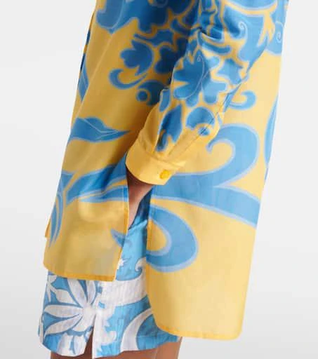 ETRO Printed cotton and silk shirt 5