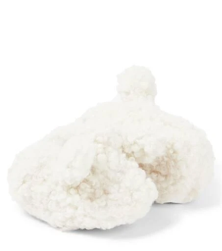 Bonpoint Baby Gift faux shearling slippers 5