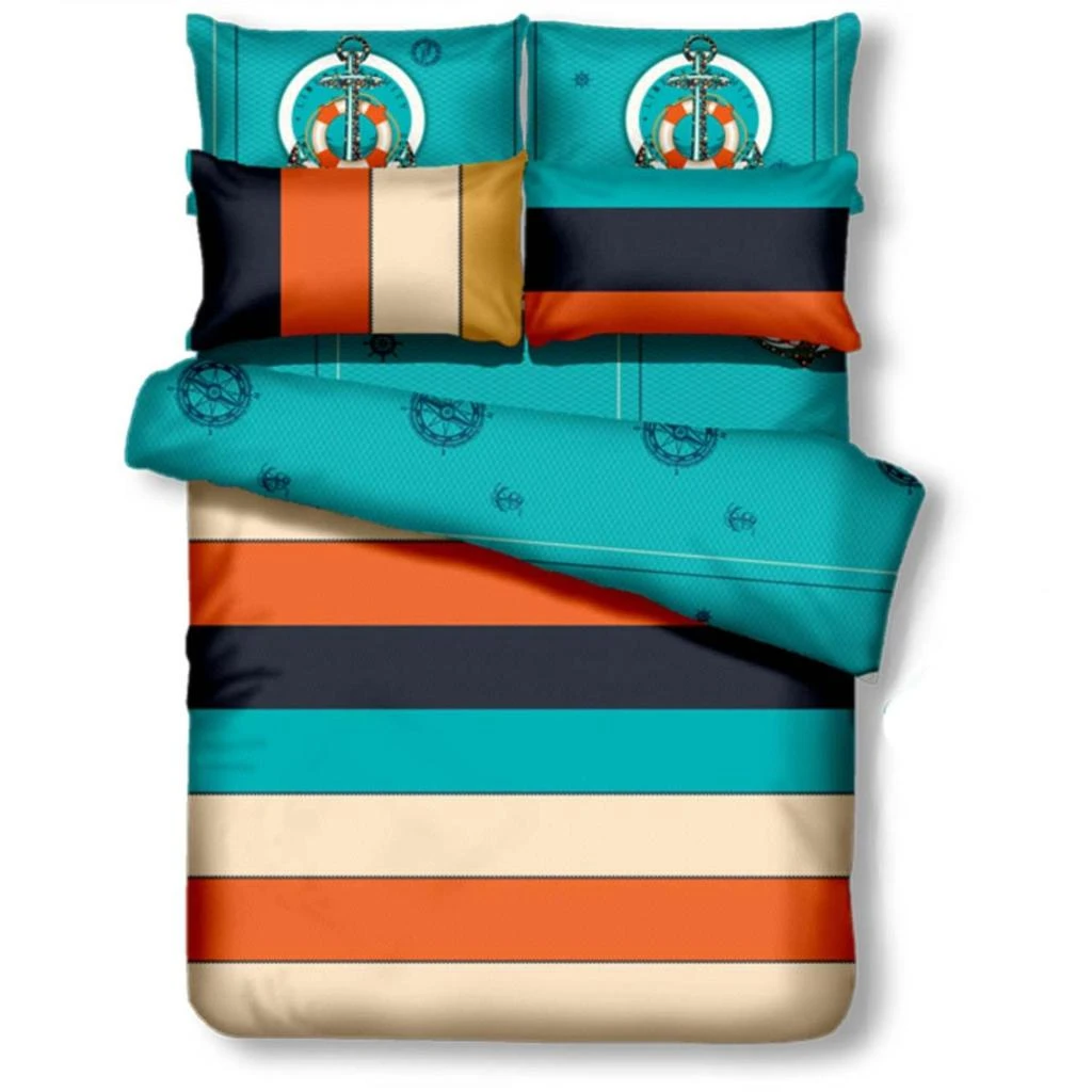 Dolce Mela 6 Piece Duvet Cover Sheets Set, Liberty Amity